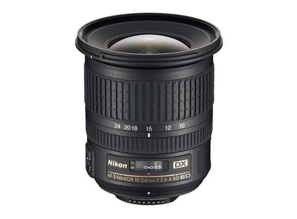 Nikon 10-24mm f/3.5-4.5 G DX AF-S ED Vidvinkelzoom til DX format